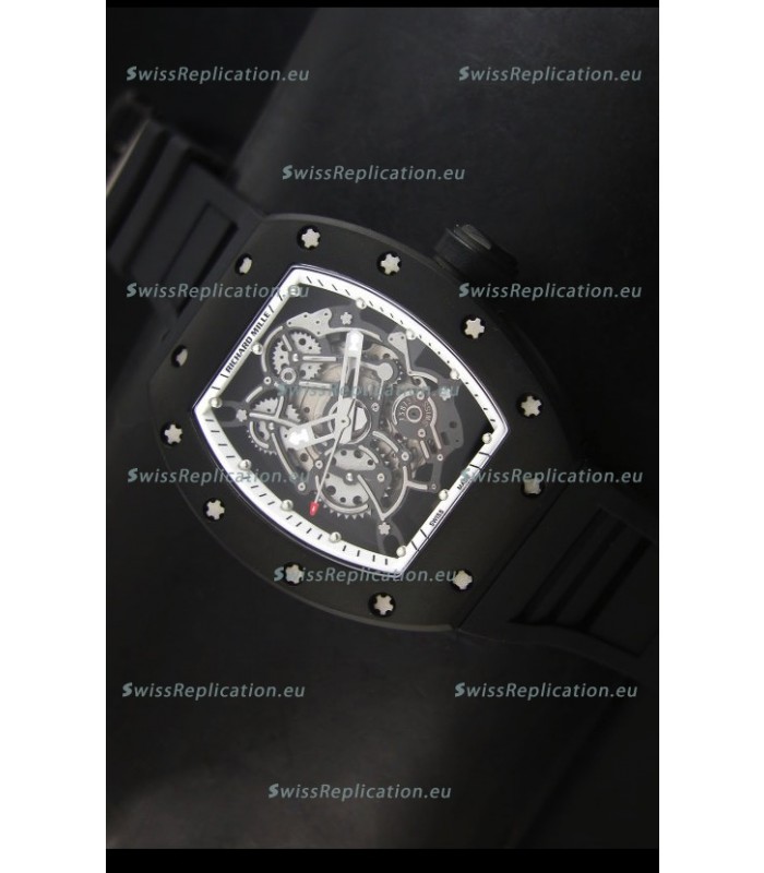 Richard Mille RM055 Bubba Watson Swiss Replica Watch in White Indexes