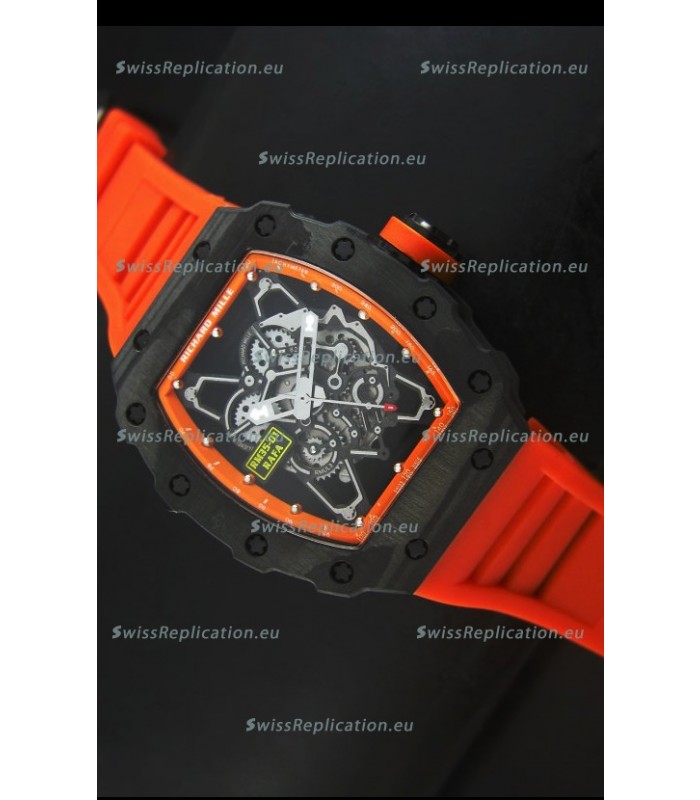 Richard Mille RM35-01 Rafael Nadal Edition Swiss Replica Watch in Orange Indexes
