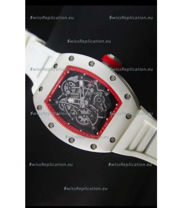 Richard Mille RM055 Bubba Watson Swiss Replica Watch in White