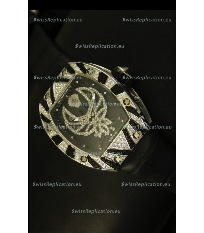 Richard Mille RM051 Tourbillon Swiss Watch in Leather Strap