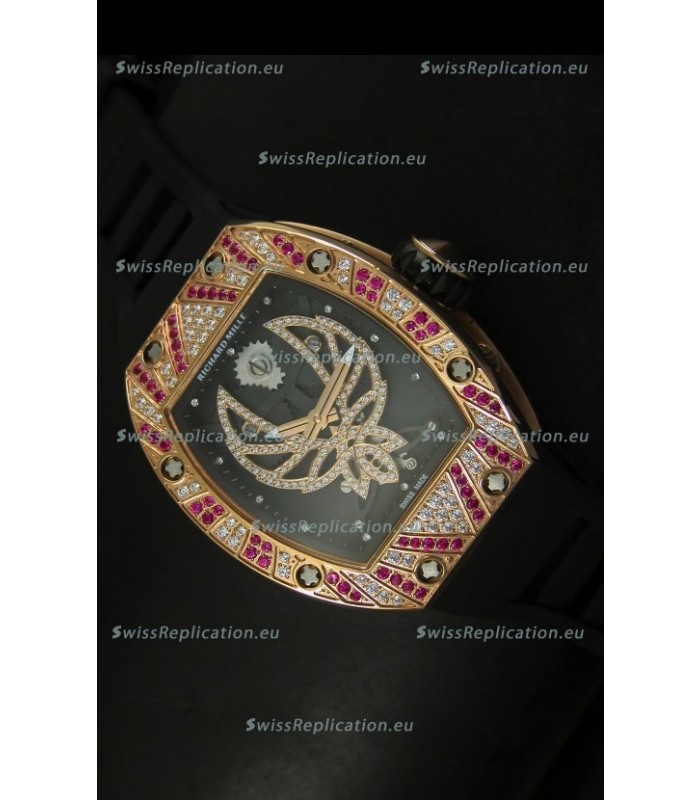 Richard Mille RM051 Tourbillon Swiss Watch in Pink Gold Case