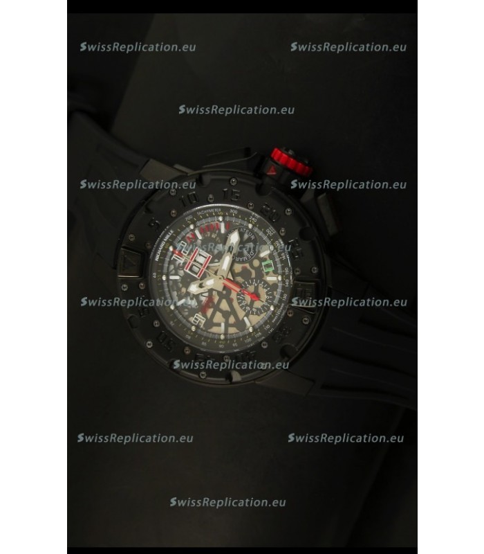 Richard Mille RM032 Swiss Replica Watch in PVD Coating
