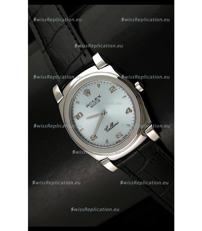 Rolex Cellini Japanese Replica Watch in Silver Dial
