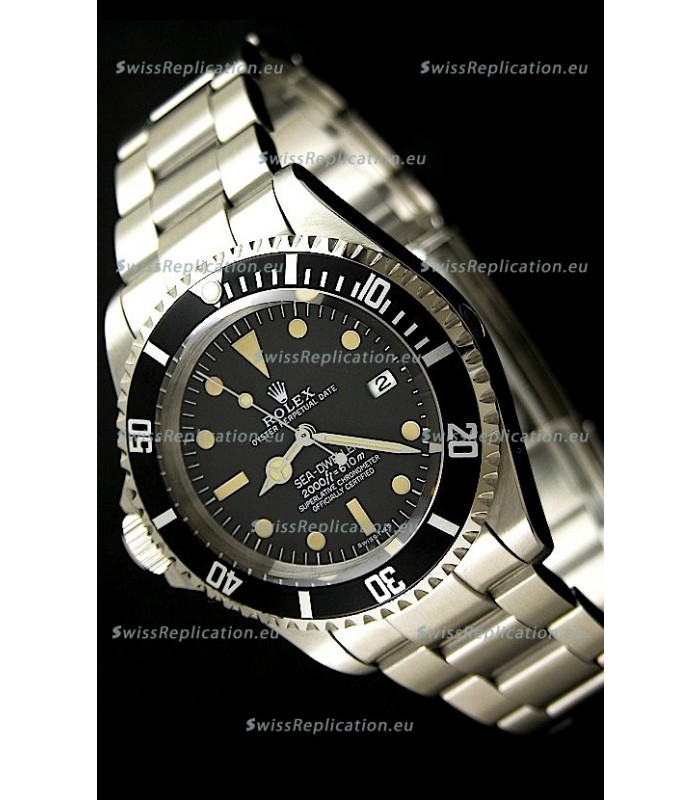 Rolex Vintage Sea Dweller Polizia Di Stato Left Hand Edtiion Swiss Watch