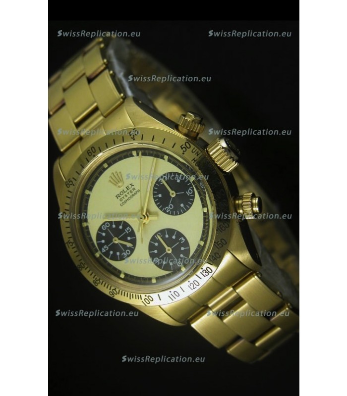 Rolex Daytona 6263 Cosmograph White Dial in Gold Case