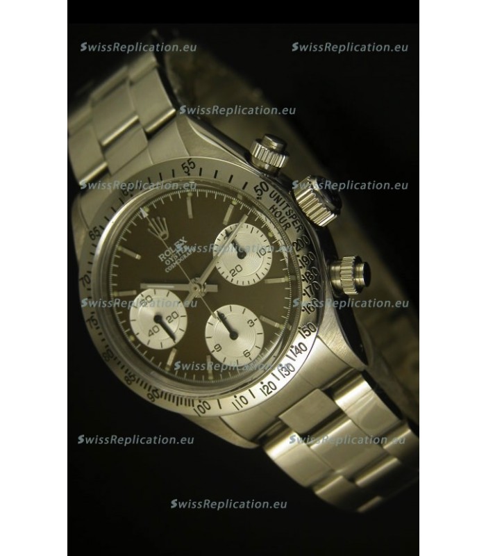 Rolex Daytona 6263 Cosmograph Brown Coffee Dial Steel Bezel