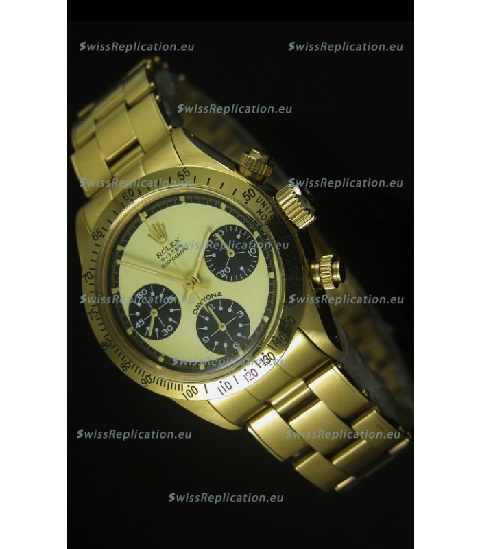 Rolex Daytona 6263 Cosmograph Gilt Gold Dial in Gold Case