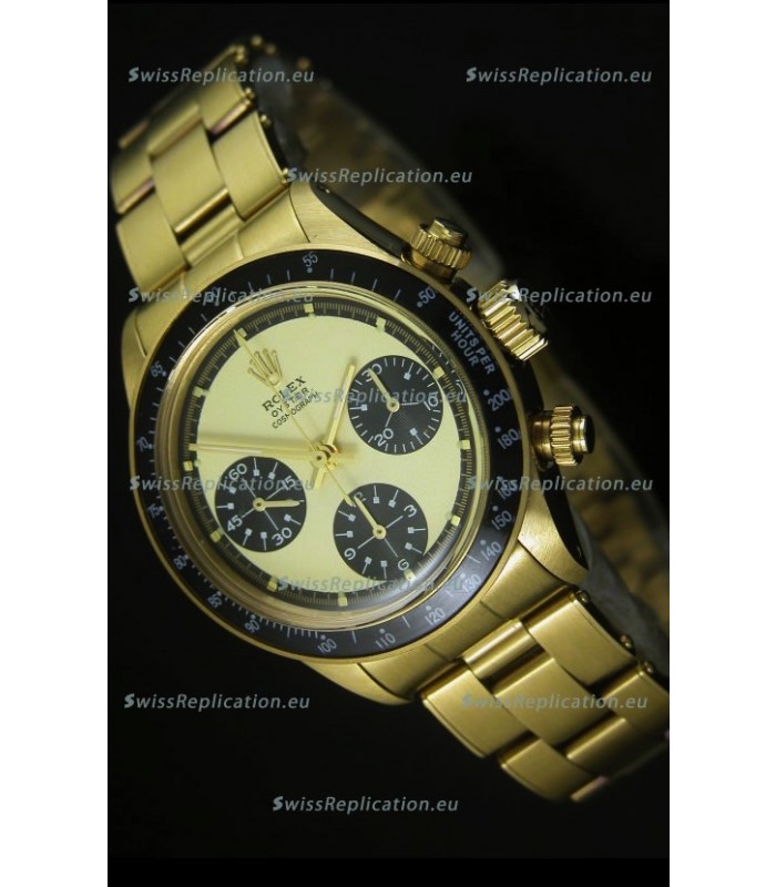 Rolex Daytona 6263 Cosmograph White Dial in Gold Case