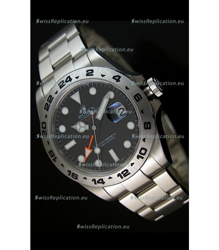 Rolex Replica Explorer II Swiss Replica Watch - SuperLuminous Hour Markers 42MM 