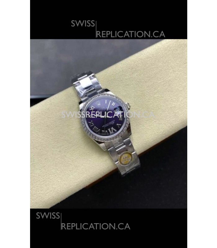 Rolex Super Clone Datejust 31MM Dark Blue Dial Super Clone Watch 
