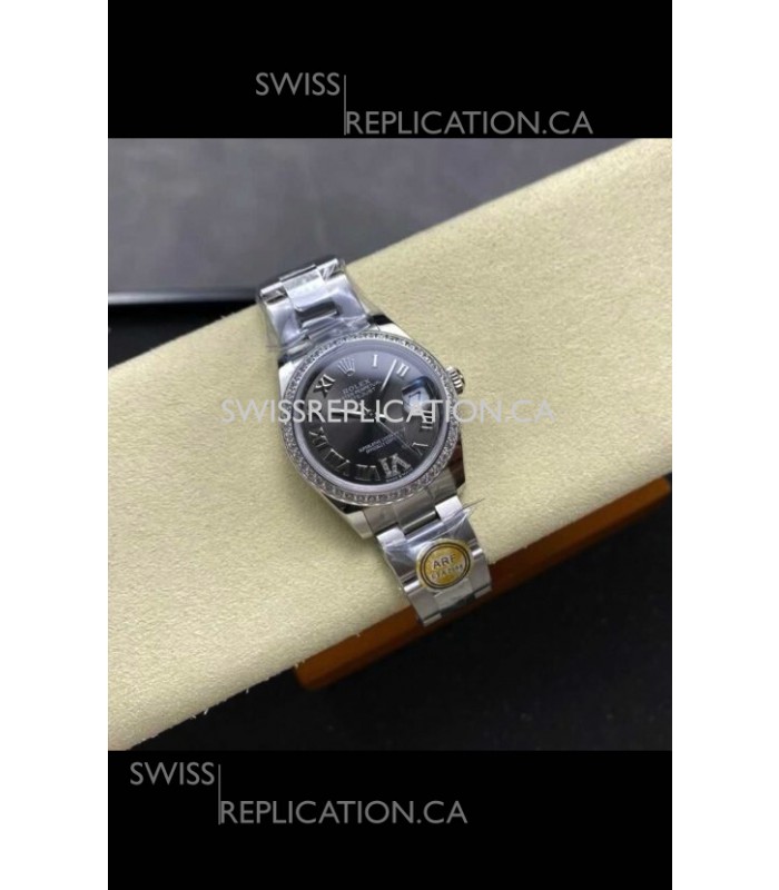 Rolex Super Clone Datejust 31MM Grey Dial Oyster Super Clone Watch
