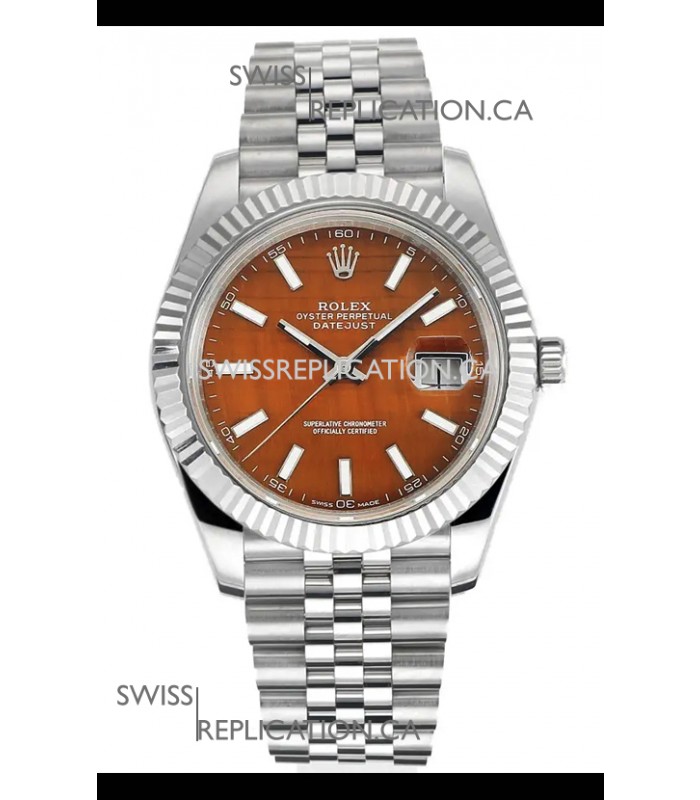 Rolex Datejust Cal.3235 Movement Tiger Dial 41MM Super Clone Watch 
