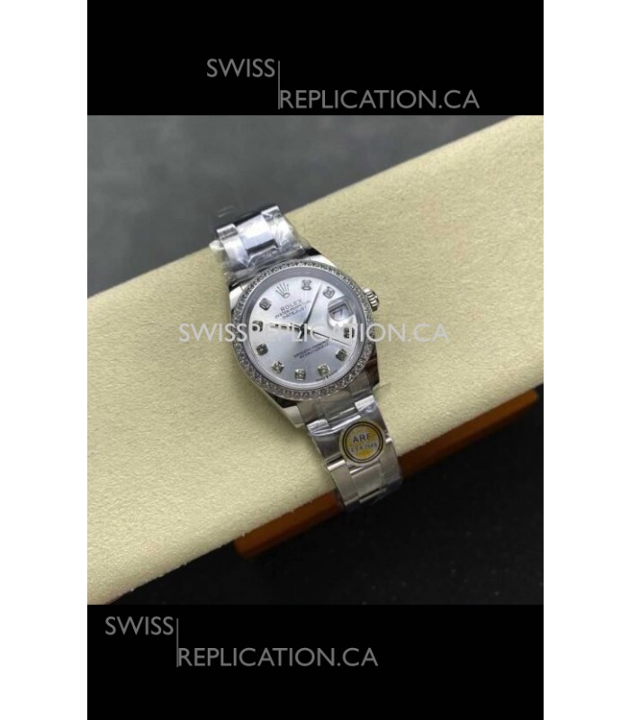 Rolex Super Clone Datejust 31MM Steel Dial Oyster Super Clone Watch