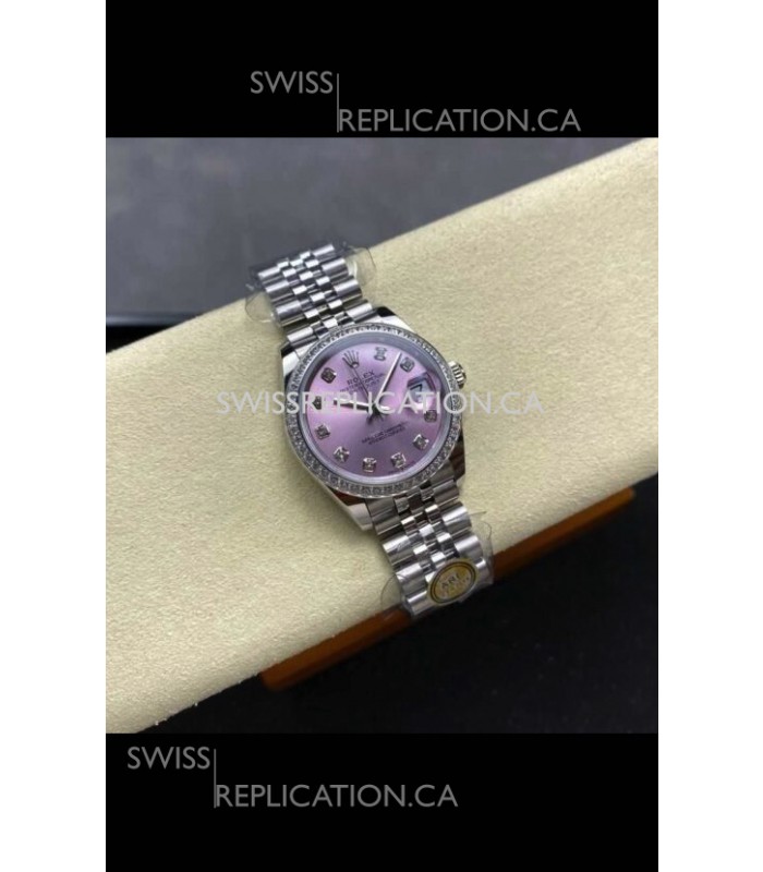 Rolex Super Clone Datejust 31MM Pink Dial Jubilee Super Clone Watch