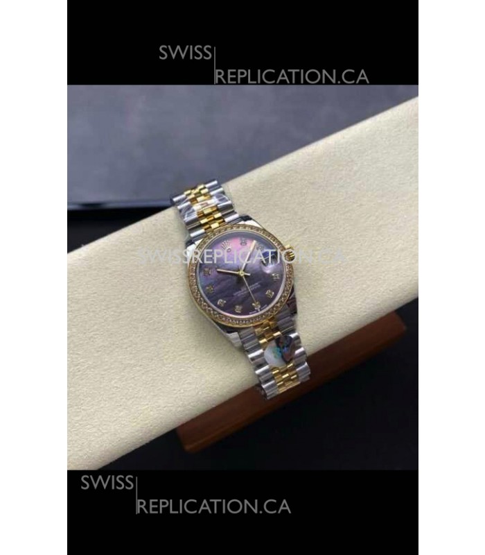 Rolex Super Clone Datejust 31MM Pearl Dial Yellow Gold Super Clone Watch 
