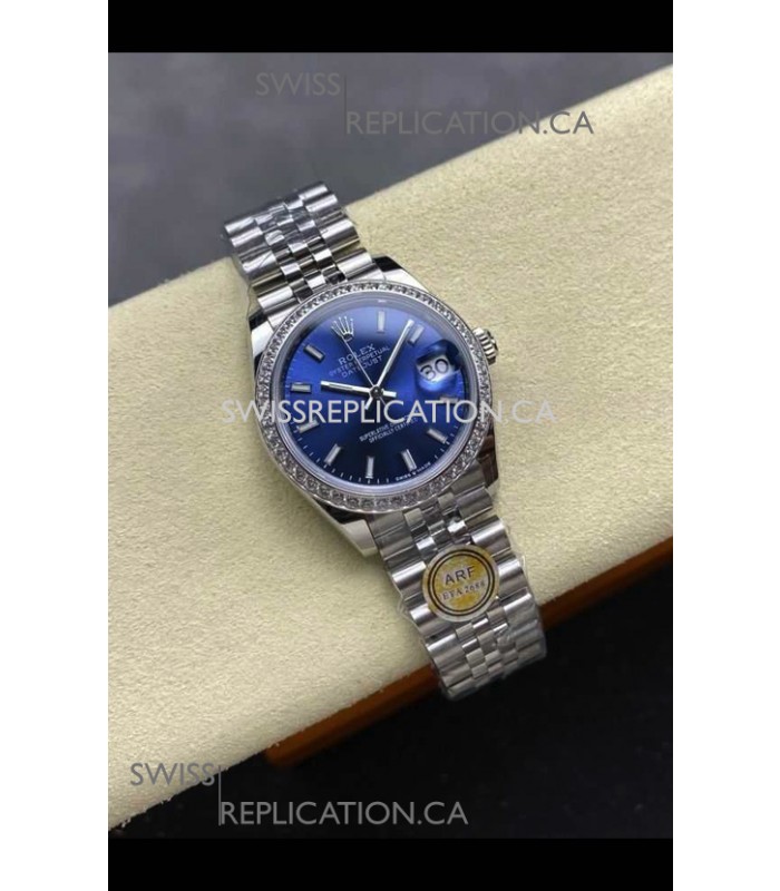 Rolex Super Clone Datejust 31MM Blue Dial Steel Case Super Clone Watch 