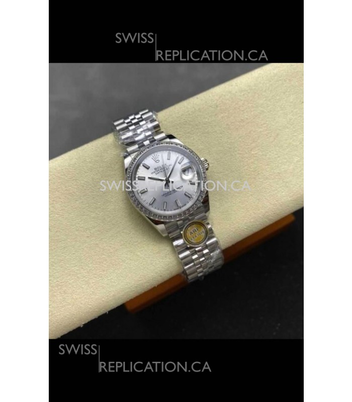 Rolex Super Clone Datejust 31MM Steel Dial Jubilee Super Clone Watch 