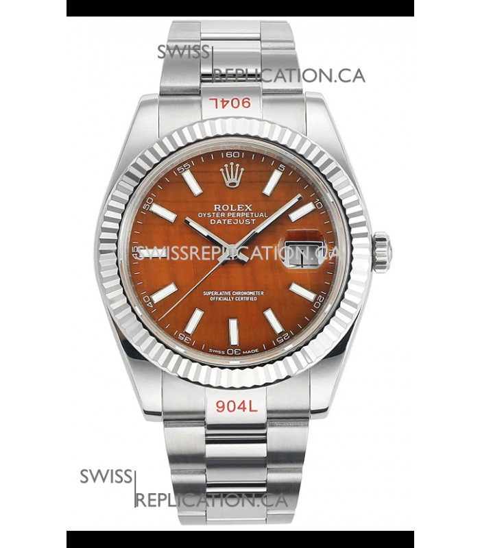 Rolex Datejust Cal.3235 Movement Tiger Dial 41MM Super Clone Watch 