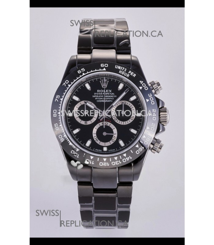 Rolex Daytona AET Black Ceramic 4130 Movment Super Clone Watch 