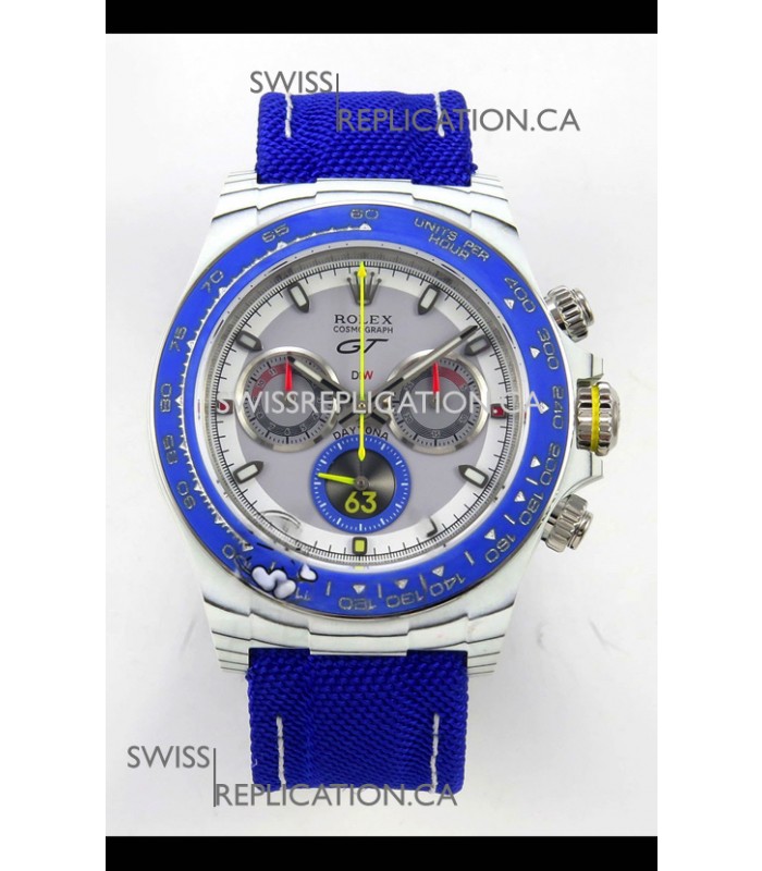 Rolex Daytona DiW Porsche Gt3 White Carbon Super Clone Watch 