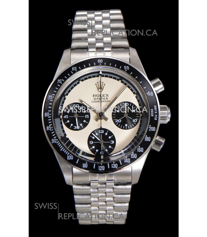 Rolex Daytona Paul Newman 37MM Cream Dial Manual Wind Super Clone Watch 
