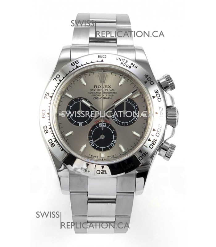 Rolex Daytona 126509 Silver Dial Stick Markers FREE SPRUNG MVMT Super Clone Watch 