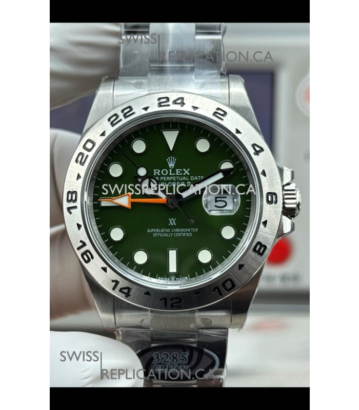Rolex Explorer II Tree Hunter Green Dial Super Clone Watch 