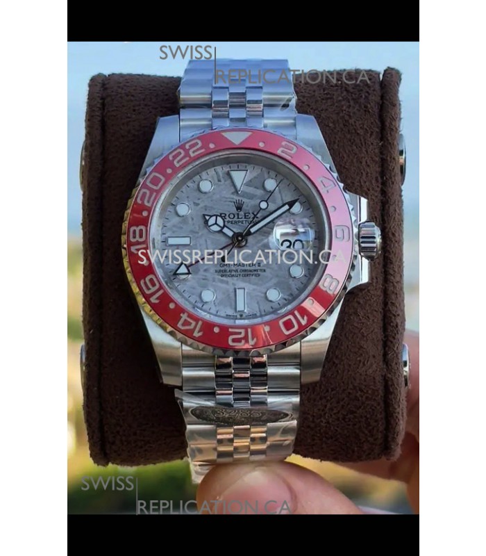 GMT Masters M126719BLRO Meteorite Cal.3285 FREE SPRUNG MVMNT Super Clone 