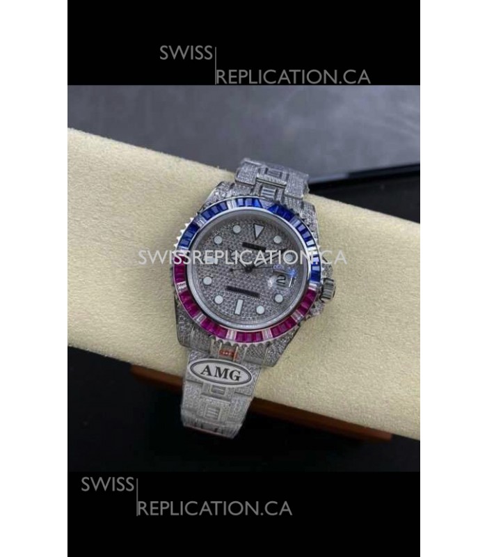 Rolex Submariner 116610 Iced Out Edition 2 Swiss Replica Watch 
