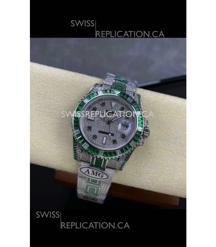 Rolex Submariner 116610 Iced Out Edition 6 Swiss Replica Watch 