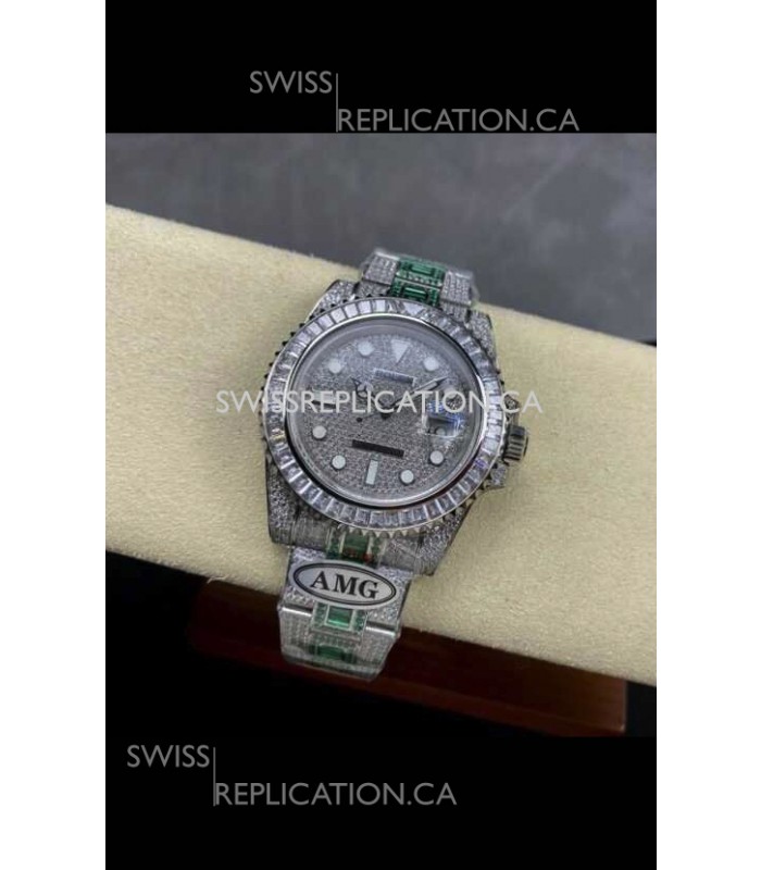 Rolex Submariner 116610 Iced Out Edition 14 Swiss Replica Watch 