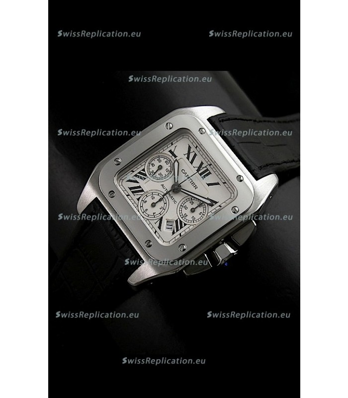 Cartier Santos 100 Chronograph - 1:1 Mirror Replica Watch
