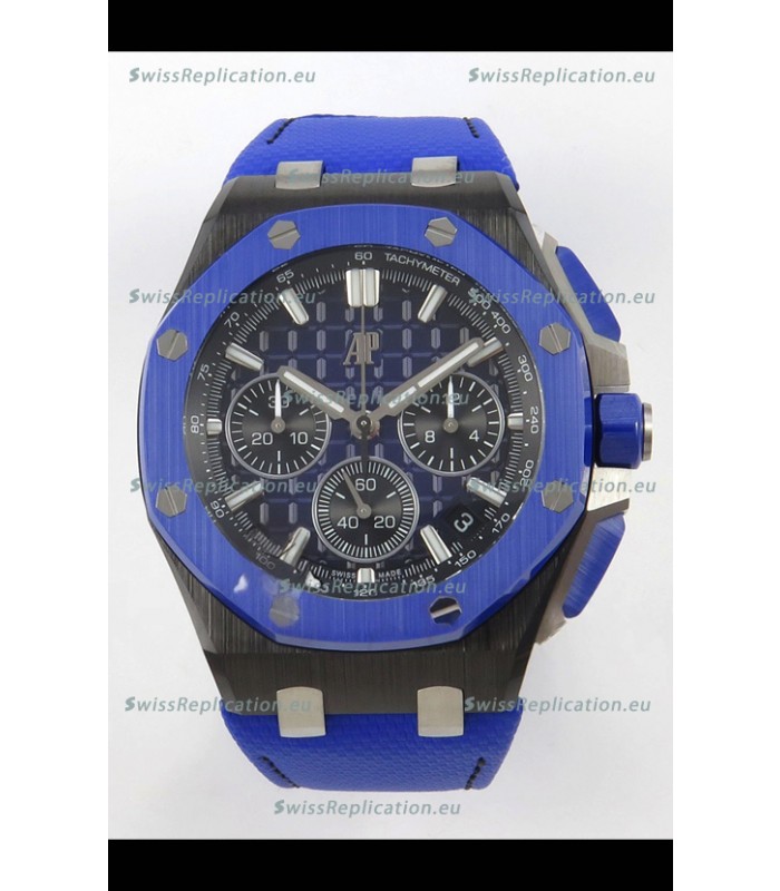 Audemars Piguet Super Clone Royal Oak Offshore Ceramic Casing Blue Dial Watch 