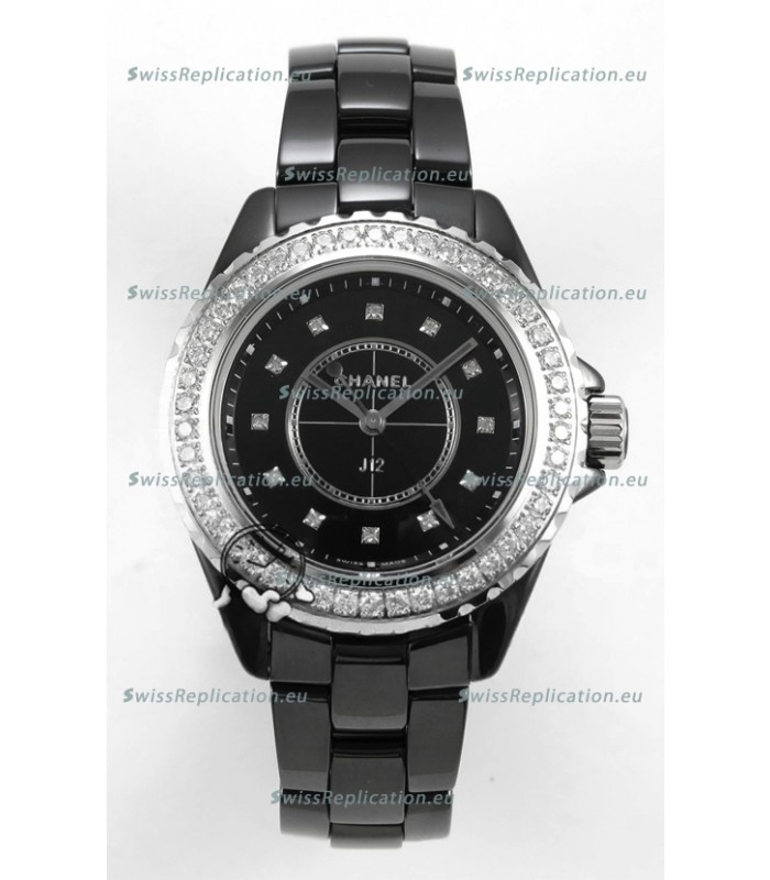Chanel J12 38MM Black Ceramic Case Watch Automatic 1:1 Mirror Replica Watch