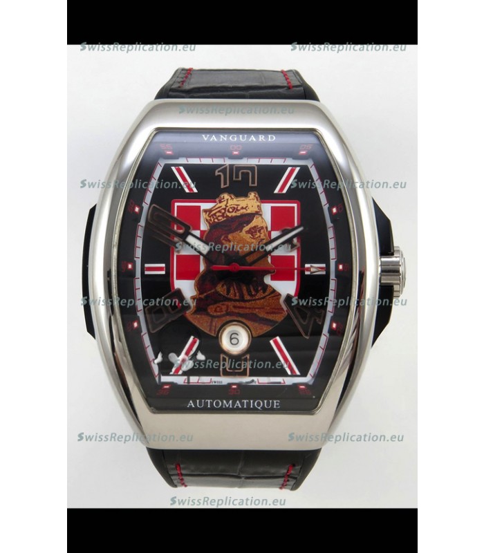 Franck Muller Vanguard Skenderbeu Croatia Stainless Steel Swiss Replica Watch 