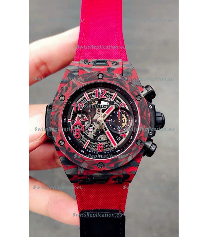 Hublot Big Bang Unico Red Carbon Las Vegas Boutique Edition Swiss Replica Watch