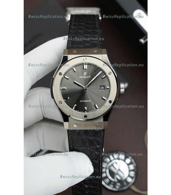 Hublot Super Clone Classic Fusion Titanium Grey Dial 42MM Watch