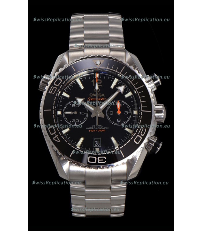 Omega Super Clone Planet Ocean 600M Chronograph 904L Steel Replica Watch 