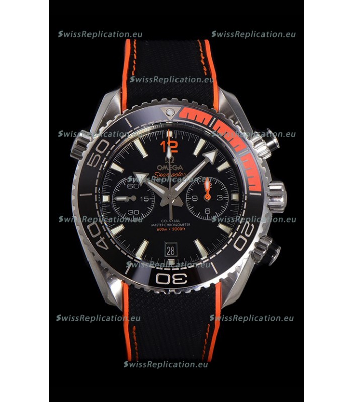 Omega Super Clone Planet Ocean 600M Chronograph 904L Steel Replica Watch 