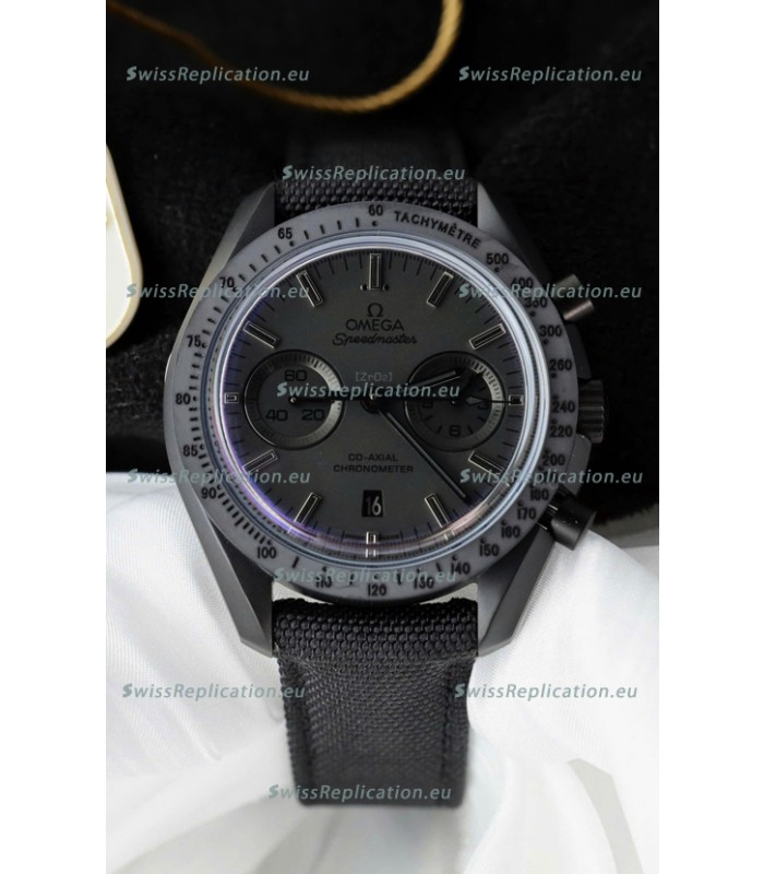 Omega Speedmaster Dark Side of the Moon Black Strap - 1:1 Super clone Replica Watch