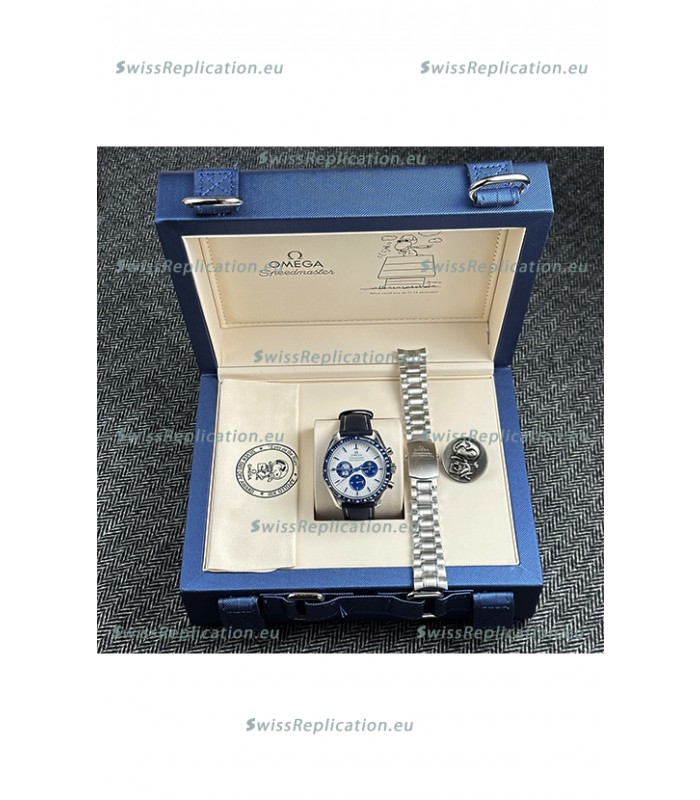Omega Speedmaster Super Clone 50th Anniversary Snoopy Edition (Full Set with Snoopy Box) 