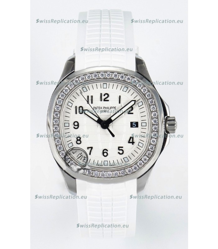 Patek Philippe Aquanaut 5267 White Dial Swiss Quartz Movement Replica Watch 
