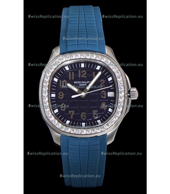 Patek Philippe Super Clone Aquanaut Stainless Steel Blue Dial 38.5MM Watch 