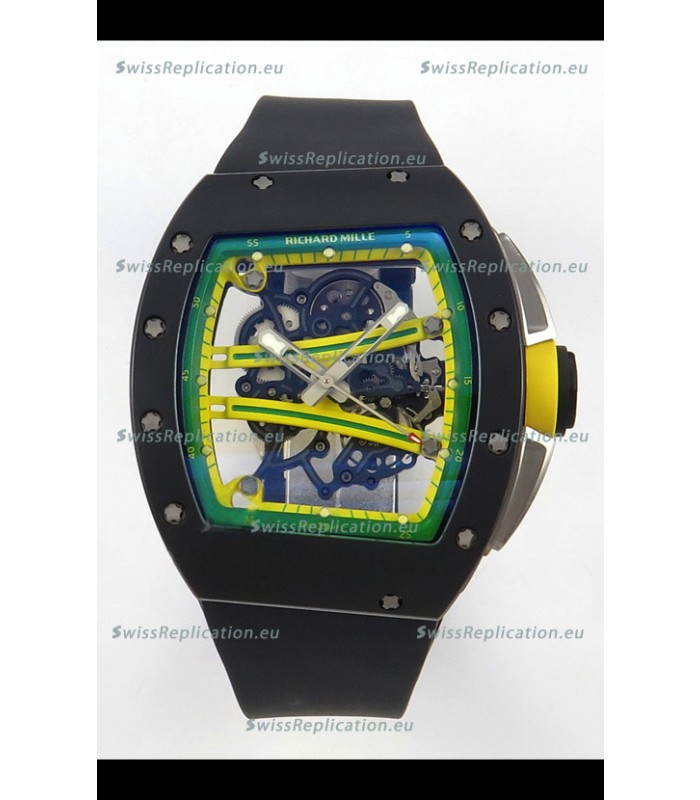 Richard Mille Super Clone RM061 Ceramic RMUL2 Edition Watch Green Dial