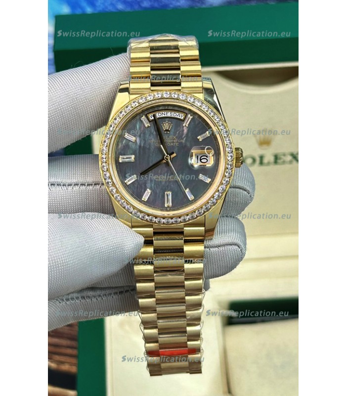 Rolex Day Date Presidential 18K Rose Gold Watch 40MM - Pearl Dial 1:1 Mirror Quality