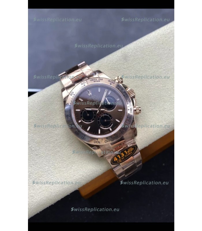 Rolex Daytona Super Clone M116505 Rose Gold Original Cal.4131 Movement - 904L Steel Watch
