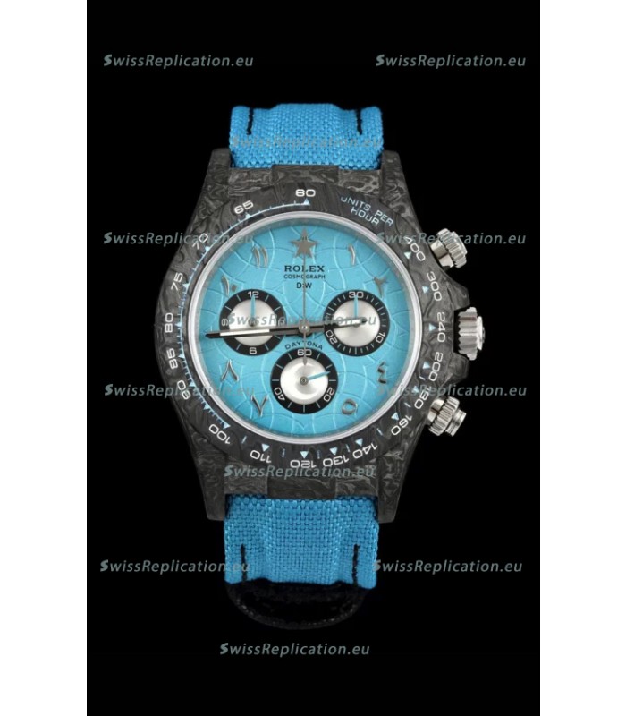 Rolex Daytona DiW Ramadan Edition Watch - Forged Cabon Casing 1:1 Mirror Replica