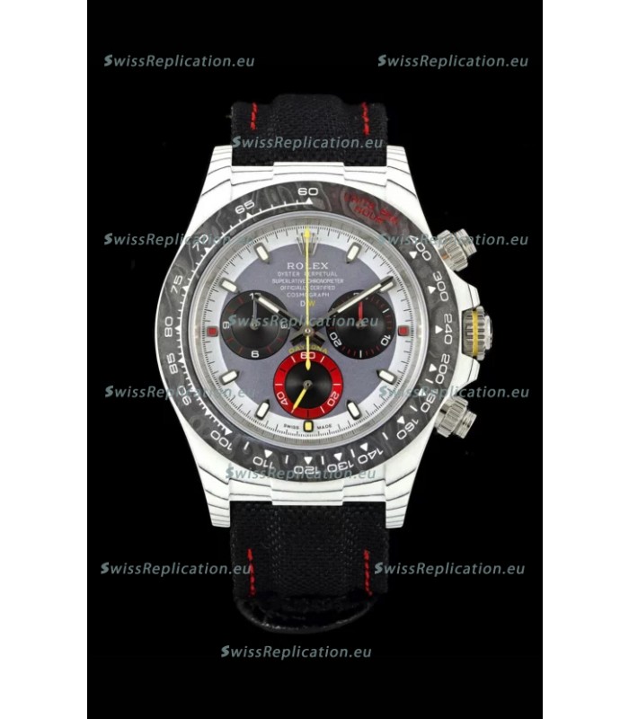 Rolex Daytona DiW Bachi Edition Watch - Forged Cabon Casing 1:1 Mirror Replica