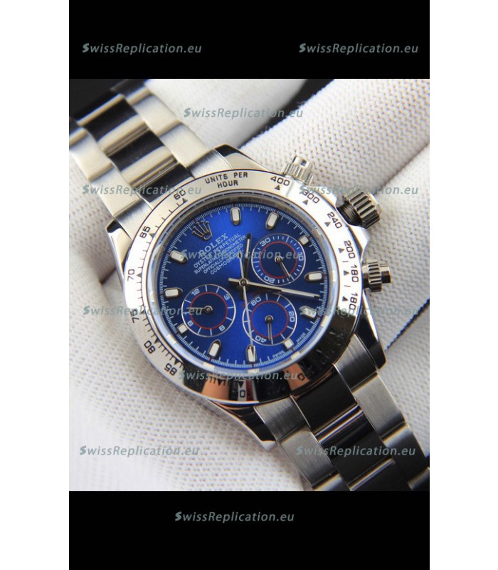 Rolex Daytona Japanese Movement Replica Watch in Blue Dial 