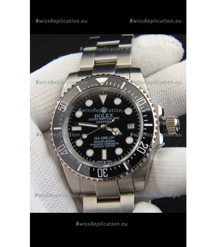 Rolex Sea Dweller Japanese Movement Replica Watch Black Dial 44MM